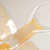 Duccio Di Segna Gabbiano Gold Seagull Sculpture