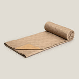 Eleanor Yellow & Beige Reversible Bedspread
