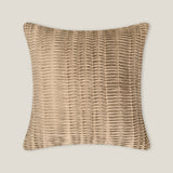 Allure Beige Pleated Cushion Cover