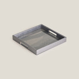 Lumina Beige & Grey Square Serving Tray