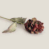 Maroon & Green Phoenix Bud Foam Flower