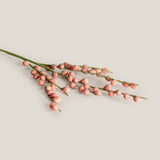 Light Red & Green Berry Branch Foam Flower