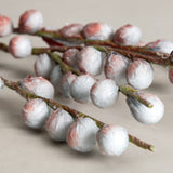 Blue & Orange Berry Branch Foam Flower