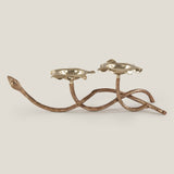 Sonnet Gold & Bronze Candle Holder