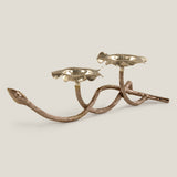 Sonnet Gold & Bronze Candle Holder