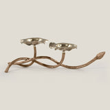 Sonnet Gold & Bronze Candle Holder