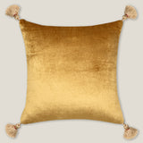 Luna Yellow Emb. Cushion Cover