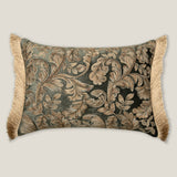 Eliana Dark Green Emb. Cushion Cover