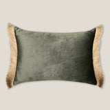 Eliana Dark Green Emb. Cushion Cover