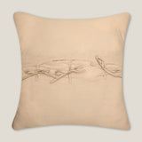 Elena Beige Emb. Euro Cover