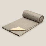 Stella Blue & Off White Reversible Bedspread