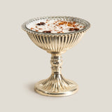 Adana Antique Gold Bowl Candle