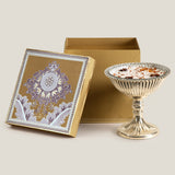 Adana Antique Gold Bowl Candle