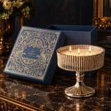 Mogra Antique Gold Bowl Candle L