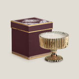 Mogra Antique Gold Bowl Candle S