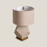 Pentaluxe Beige Table Lamp