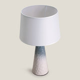 Ashen Grey & White Table Lamp