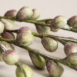 Green & Purple Berry Branch Faux Flower