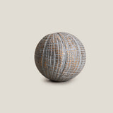Woodline Grey & Gold Decor Ball L