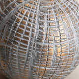 Woodline Grey & Gold Decor Ball L
