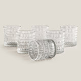 Rainelle Clear Whiskey Glass Set of 6