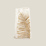 Fern White & Gold Vase Small