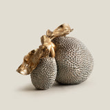 Tropical Jackfruit Grey & Gold Decor