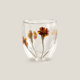 Botanic Bloom Yellow Glass Set of 4