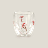 Botanic Bloom Red Glass Set of 4