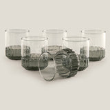 Vienna Grey Glass Set of 4