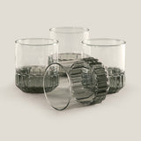 Vienna Grey Glass Set of 4