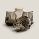 Ribella Grey Glass Set of 4
