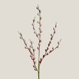 Grey & Red Berry Branch Foam Flower