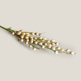 Grey & yellow Berry Branch Foam Flower