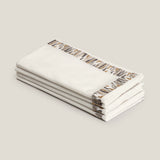 Hirak Off White Emb. Napkin Set of 4