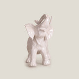 Imperial Elephant Off-White Sculpture
