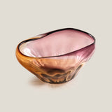 Wavescape Purple & Amber Decor Bowl