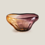 Wavescape Purple & Amber Decor Bowl