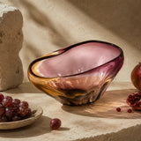 Wavescape Purple & Amber Decor Bowl