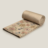 Serena Embroidered Beige Bedspread