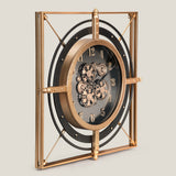 Windsor Gold & Black Wall Clock