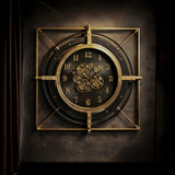 Windsor Gold & Black Wall Clock