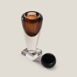 Imperial Amber Glass Jar