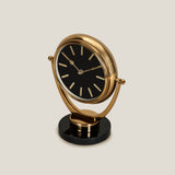 Marbellic Gold & Black Table Clock