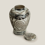 Celestia Silver Decor Jar