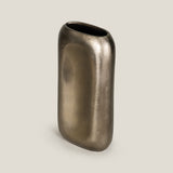 Kemet Antique Gold Sculptural Vase L