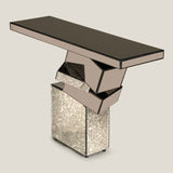 Dante Brown & Antique Block Console