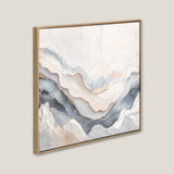 Aqualis Blue Framed Canvas