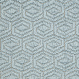 Velour Off-White & Blue Bedspread