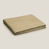 Textus Green & Light Beige Bedspread
